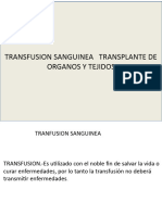 Transfusion de Sangre Bueno