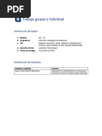 Trabajo Individual Direccion Estrategica de Empresa Karen Aburto