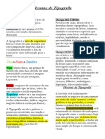 Resumo de Tipografia