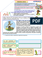 Actividad Personal Social Lunes 15 Noviembre