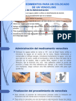 Procedimientos para Un Colocado de Un Venoclisis