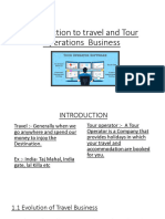 Unit-1, Introduction To Travel and Tour Operation