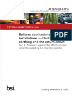 Railway Applications - Fixed Installations - Electrical Safety, Earthing and The Return Circuit