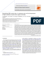 Normalizing XRF-scanner Data A Cautionary Note On The Interpretation of High-Resolution Records From Organic-Rich Lakes. Lowemark Et Al