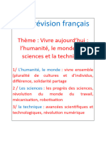 Vivre Aujourd'hui L'humanité Le Monde Les Sciences Et La Technique