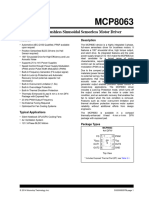 3-Phase Brushless Sinusoidal Sensorless Motor Driver: Features Description