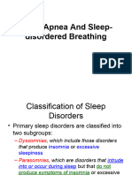 Sleep Apnea and Sleep-Disordered Breathing