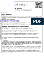 Comparing The Information Security Culture of Employees Who Had Read The Information Security Policy and Those Who Had Not