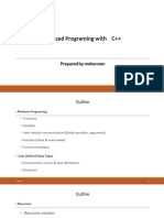 Basics of Modular Programming