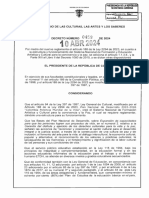 Decreto 0458 de 10 de Abril de 2024