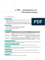 MPII Thermodynamique Cours