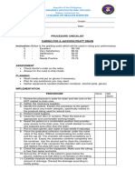 JP Drain Hemovac CHECKLIST