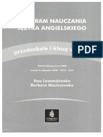 Program Nauczania Przedszkole