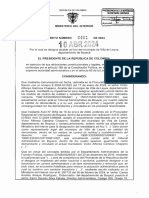 Decreto 0461 de 10 de Abril de 2024