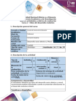 Guía de Actividades y Rúbrica de Evaluación - Tarea 2 - Hitos Del Desarrollo Evolutivo