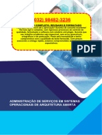 Resolução - (032) 98482-3236 - Roteiro de Aula Prática - Administração de Serviços em Sistemas Operacionais de Arquitetura Aberta