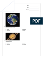 Solar System - Quizizz