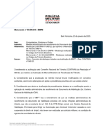 Memorando 30.009.2-23 - Recolhimento Da CNH - Memorando 30.009.2-23 CNH - 1236815092B50