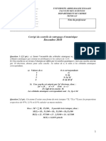 Corrigé Du Controle Datomistique Decembre 2018