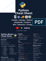 Python For Data Science Cheat Sheet 2.0