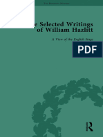 The Selected Writings of William Hazlitt. A View of The English Stage. Edited by Duncan Wu