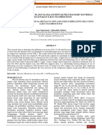 Analisis Logam Fe, Cu, PB, Dan ZN Dalam Minyak Pelumas Baru Dan Bekas Menggunakan X-Ray Fluorescence