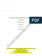 Nurs FPX 4020 Assessment 3 Improvement Plan in Service Presentation