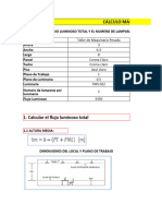 Calculo de Luminarias