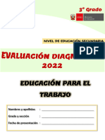 Evaluación Diagnóstica 3° Grado 2022