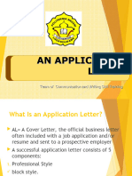 Application Letter 2021