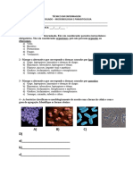 Simulado Microbiologia e Parasitologia