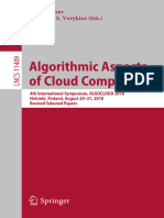 Algorithmic Aspects of Cloud Computing 4th