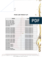 Prado Lubs Product List-1