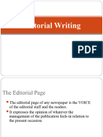 Editorial Writing New