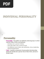 Individual Personality