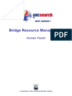 Bridge Resource Management - Human Factor