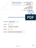 MRD - Hse.30.01 22 SupplierSelectionProcedure - en