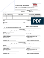 Reassessment Form