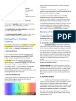 Analytical Chemistry Notes