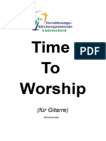 Time To Worship (Für Gitarre) Überarbeitet 2022