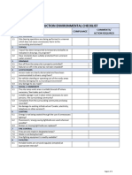 Checklist - Environmental - 2024