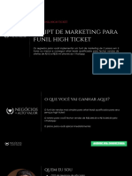 (Ebook) Script de Markeing para Funil High Ticket