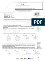 Ficha Ele de Trabalho Nº13 Eletromagnetismo