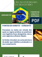 UNIDADE III - Fontes Do Direito e Sistemas Jurídicos