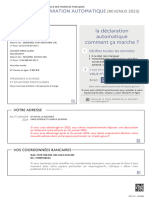 Declaration Automatique Des Revenus 2023