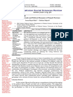 Electoral Trends and Political Dynamics of Punjab Province