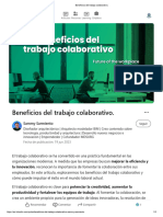 Beneficios Del Trabajo Colaborativo