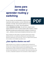 Simuladores para Virtualizar Redes y Aprender Routing y Switching