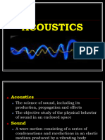 Acoustics