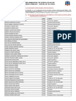 Relação de Inscrições Homologadas - Resultado Da Solicitação de Concorrência Como Pessoa Autodeclarada Afrodescentes E Indígenas